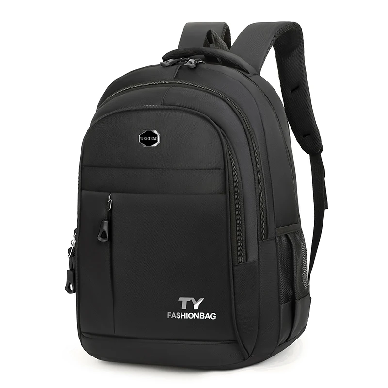 Men's backpack - large capacity, adjustable shoulder straps, multiple compartments, travel backpack, safety zipper closure