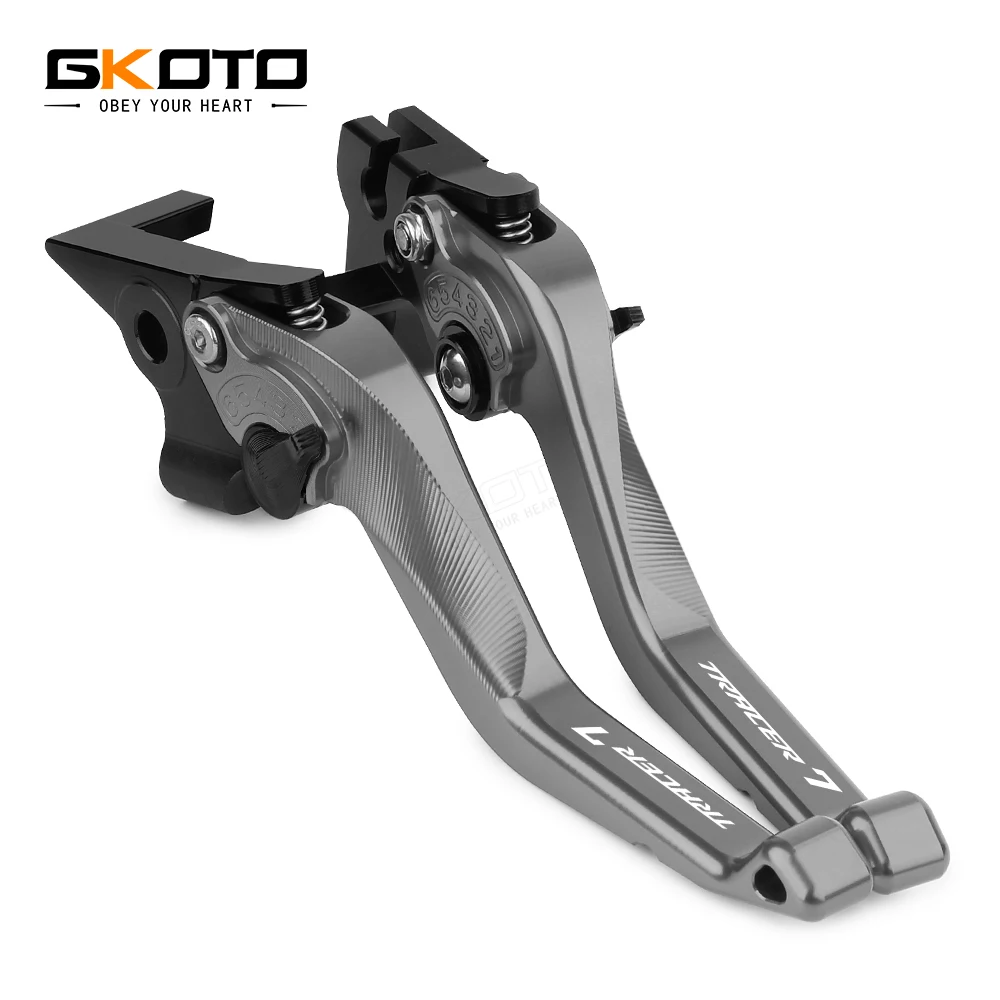 Leviers De Frein Et D'embrayage Pliables Pour Yamaha Tracer 7/7GT (2021-2024) - CNC Réglable - Sécurité