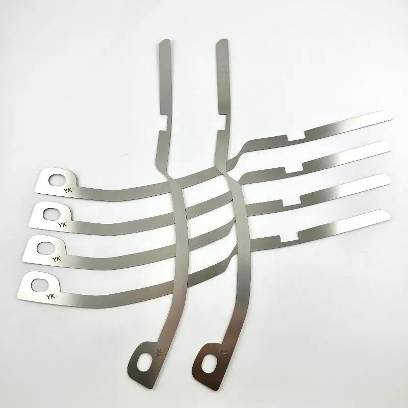 앞 범퍼 수리 금속 플레이트 버클 2Pcs 최고급 금속 정확하게 맞는 패스너 클..