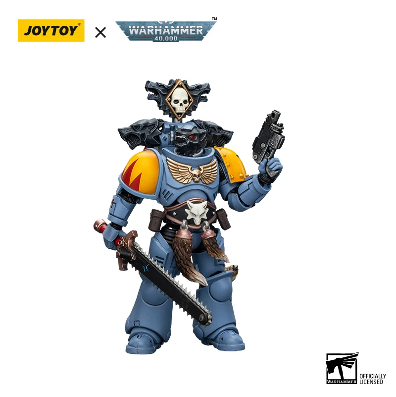[재고 있음] JOY TOY 1/18 워해머 40K 액션 피규어 스페이스 마린 스페이스 울브스 클로 팩 5PCS 애니메이션 컬렉션 군사 모델