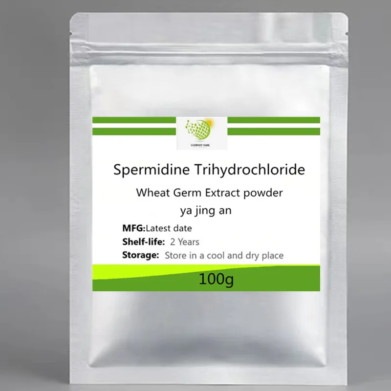 Anti-age Spermidine Trihydrochloride Powder High Purity CAS 334-50-9 hyaluronic acid powder nicotinamide riboside powder collagen tripeptide powder trans resveratrol powder l carnosine powder canthaxanthin powder hydroxyapatite powder retinol acetate powder hair treatment powder cosmetics peptides powder