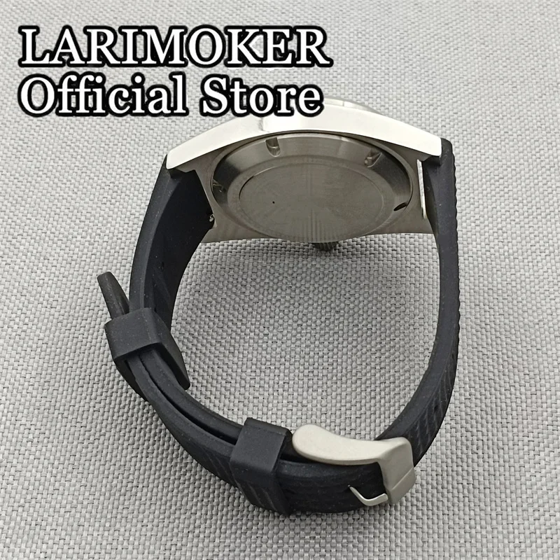 LARIMOKER Neue 38mm Hochwertige Saphirglas Edelstahl NH35/PT5000 Automatikwerk 100m Herren Tauchen Mechanische Uhr – Detail 14
