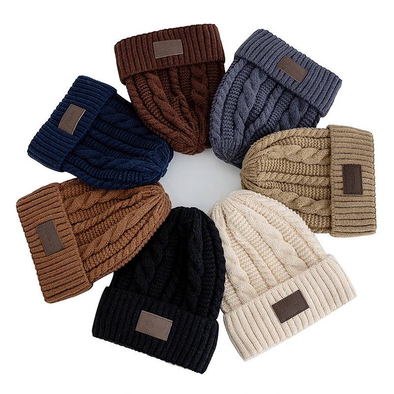 New Couple Beanie Fashion Winter Hats For Men Women Keep Warm Dandy Hats Outdoor Knit Cap