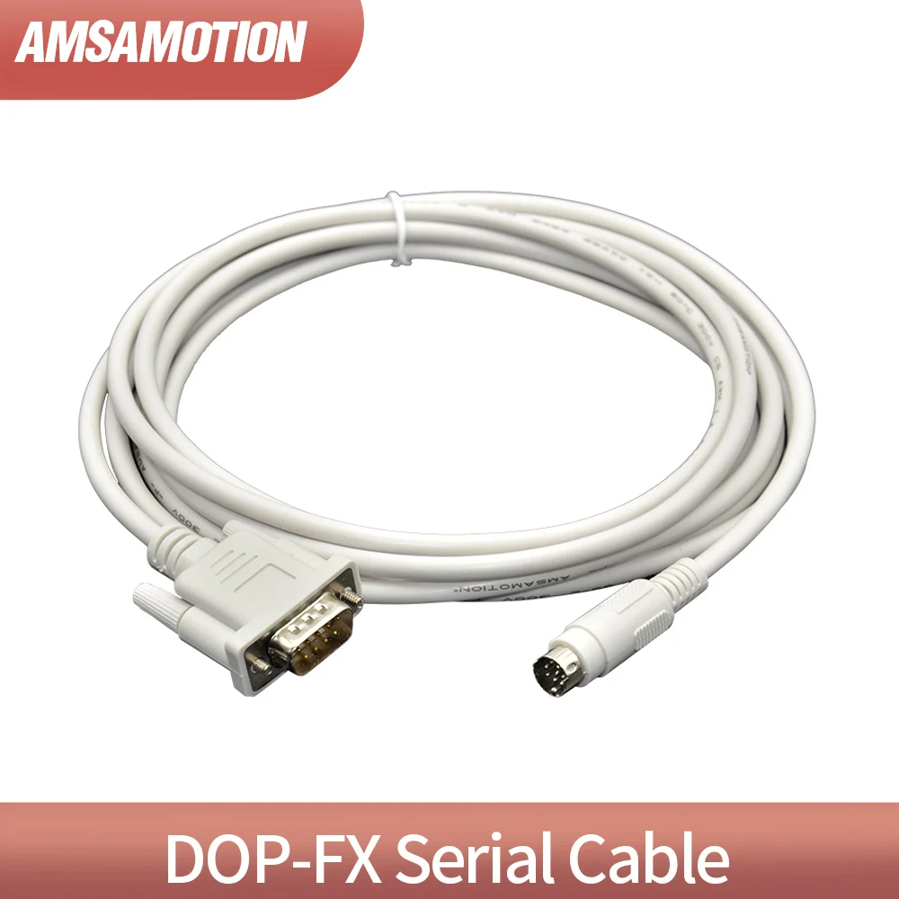 Dop-fx para Delta Hmi Dop107bv 107ev Dop-130bq Conecte a Mitsubishi Fx3u Fx2n Fx3g Série Plc Cabo de Programação Dop a B-fx
