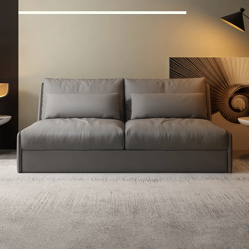 

Nordic armless sofa bed folding home