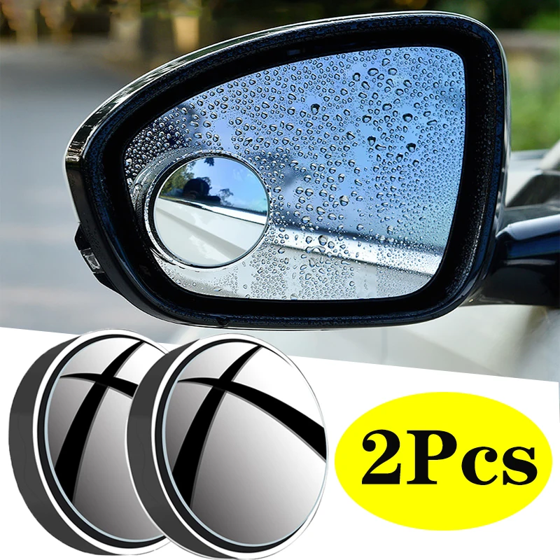 New2PcsCarSuctionCupMountAuxiliaryRearviewMirror360Degree