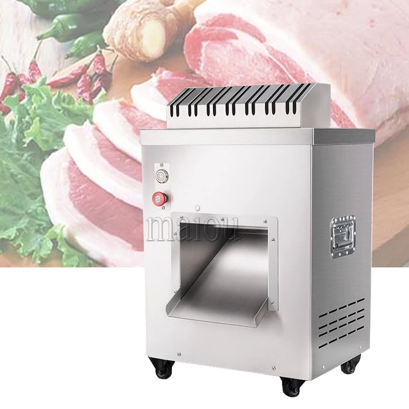 

Automatic Electric Meat Vegetable Cutting Grinder Machine Meat Slicer Meat Cutter Block Meat Slicing Machine 220V