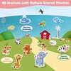Storytelling Felt Board Montessori Didactic Material DIY Story Creative Activities Animal Cognition Kindergarten Education Tool 5