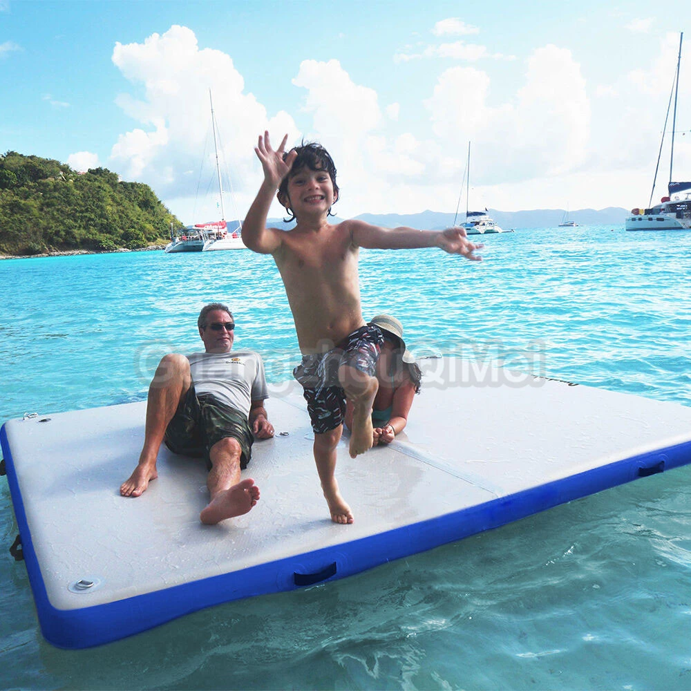 Inflatable Fishing Water Above Platform 