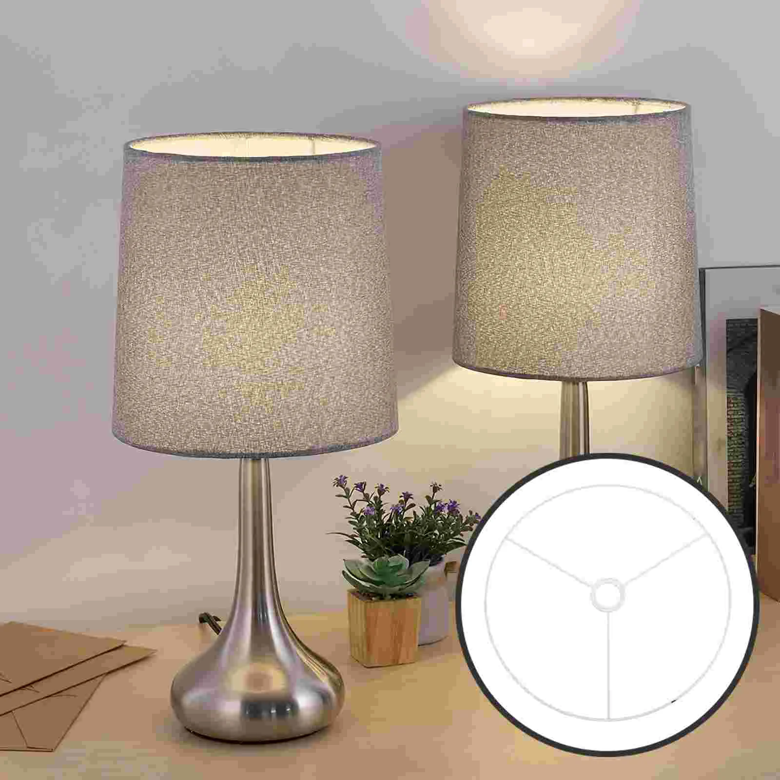 

Lamp Shade Lampshade Frame Frames Light Ceiling Pendant Metal Ring Support White For