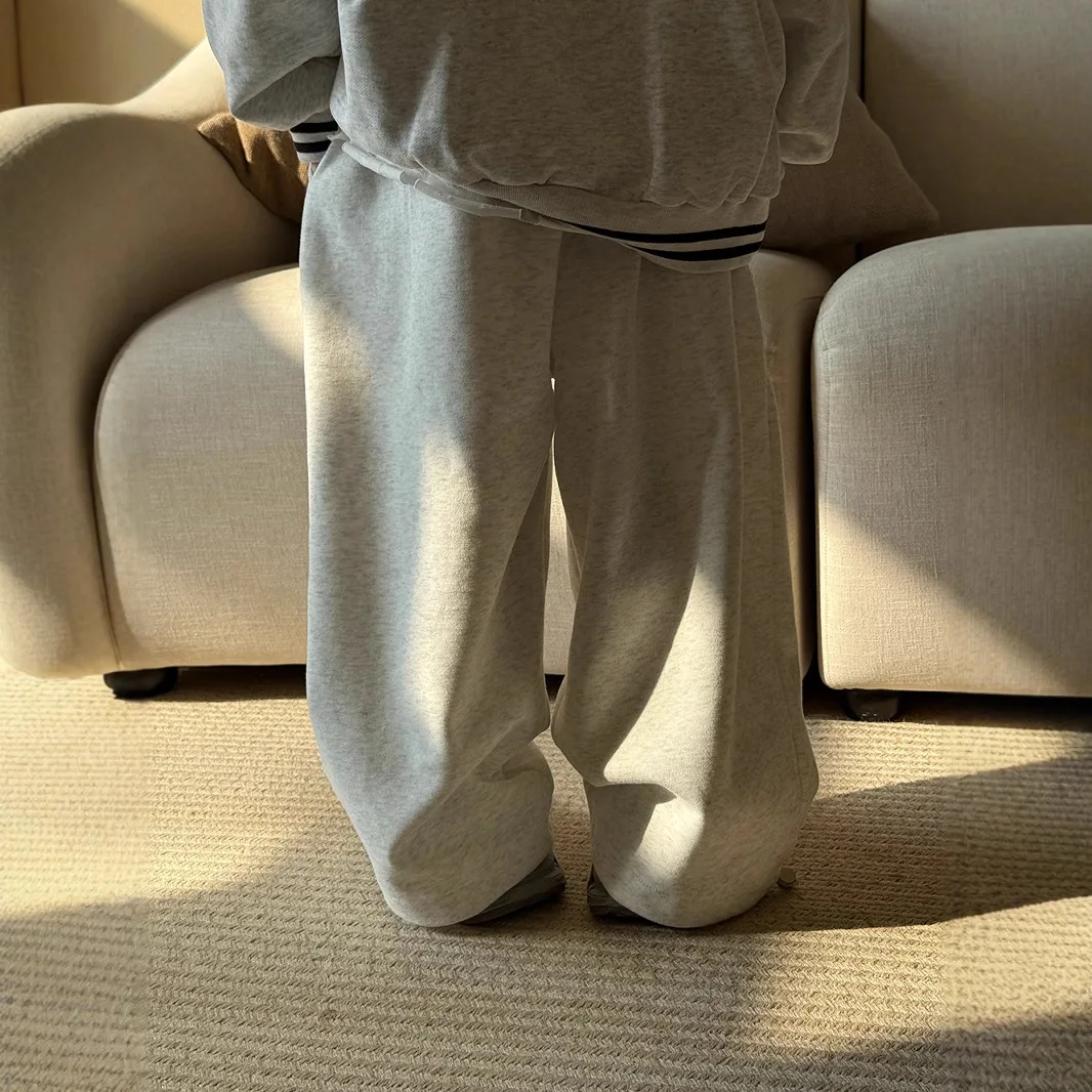 Children Clothes Boys Casual Pants Spring and Summer Fashionable Solid Color Simple Loose Full Length Pants girls pants boys pants kids pants girls trousers