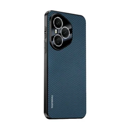Custodia per telefono in carbonio kevlar opaco di lusso a tinta unita, shockproof e con dissipazione del calore