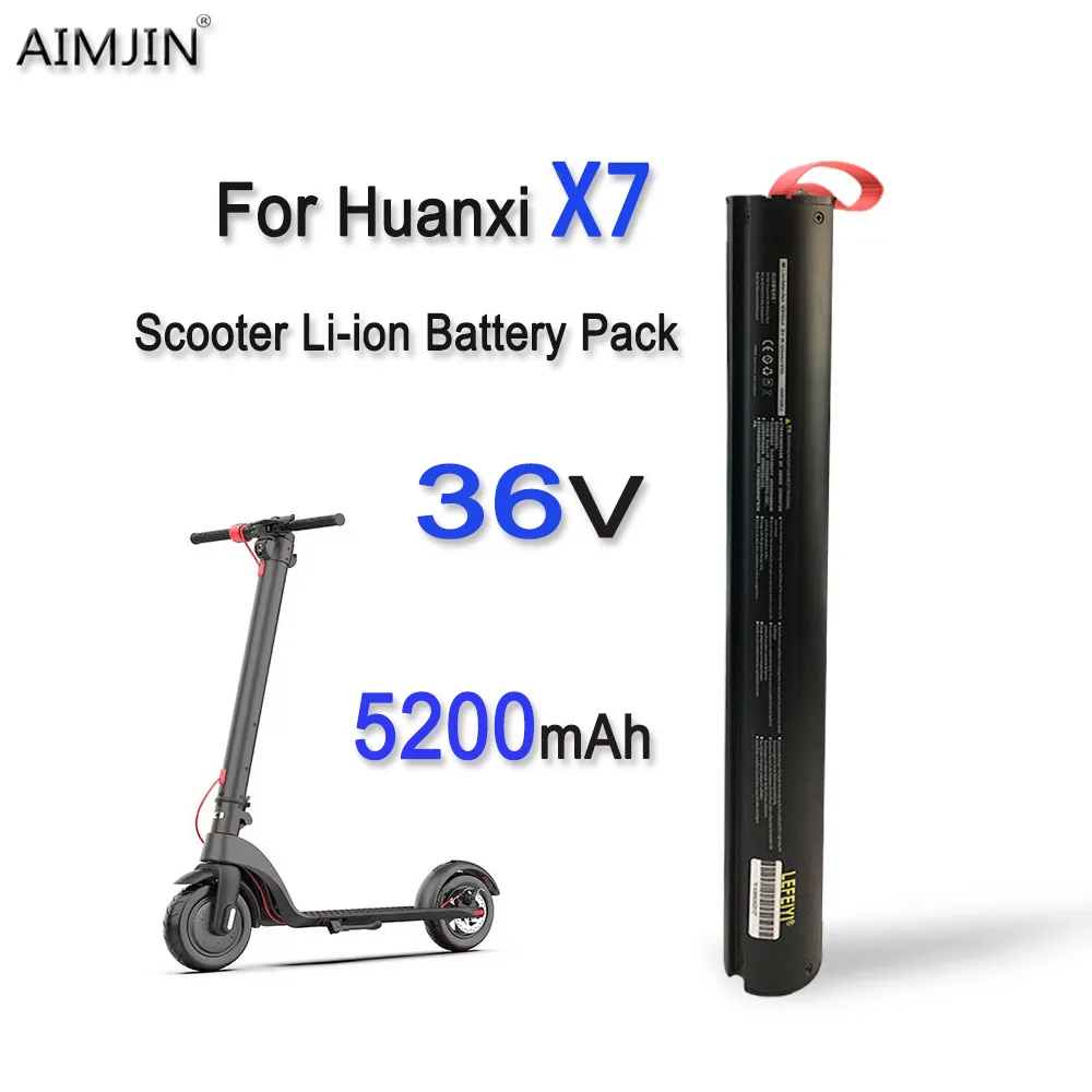 

Оригинальный Новый литиевый аккумулятор для электроскутера Huanxi X7, 36 В, 5200 мАч