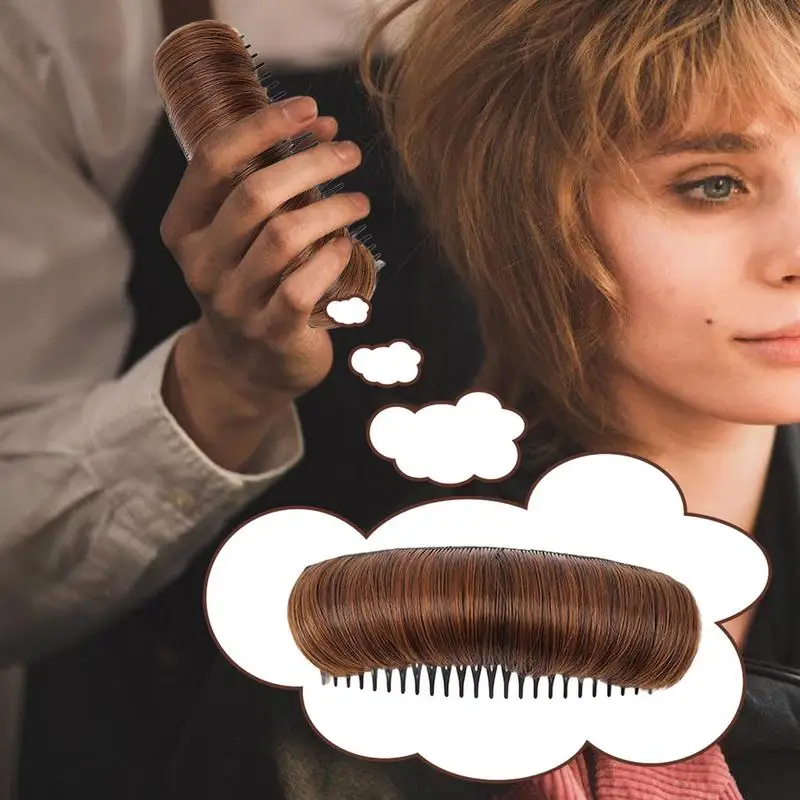 Clip Bun Invisible False Synthetic Hair Base Bump Fluffy Hair Pad Styling Insert Tool Volume Fluffy Increased Pad