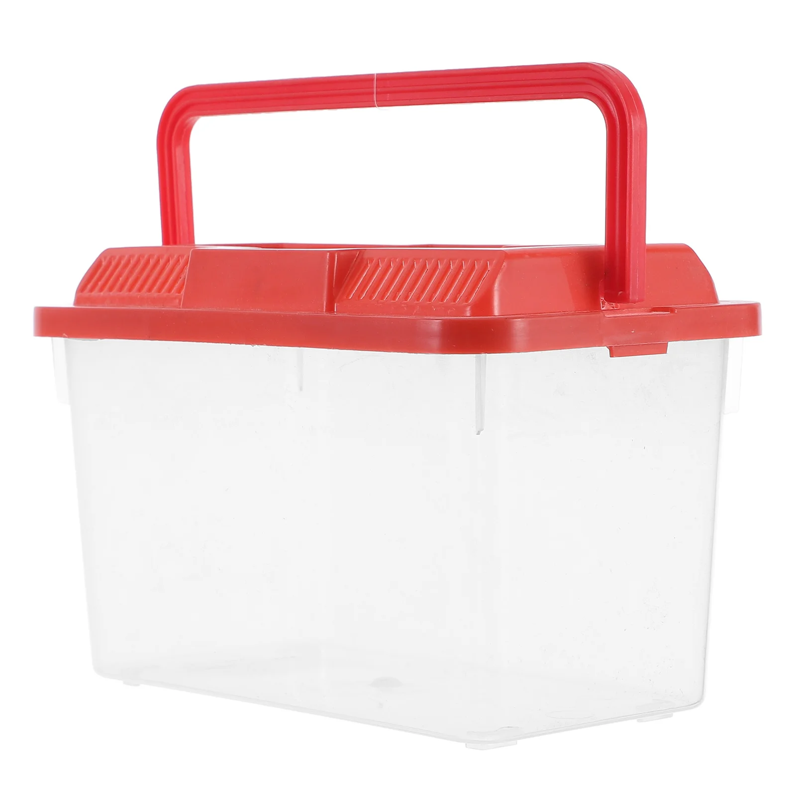 Portable Pet Carrier Transparent Fish Tank Aquarium Box For Turtles Small Animals Abs Tank Travel Fish Critter