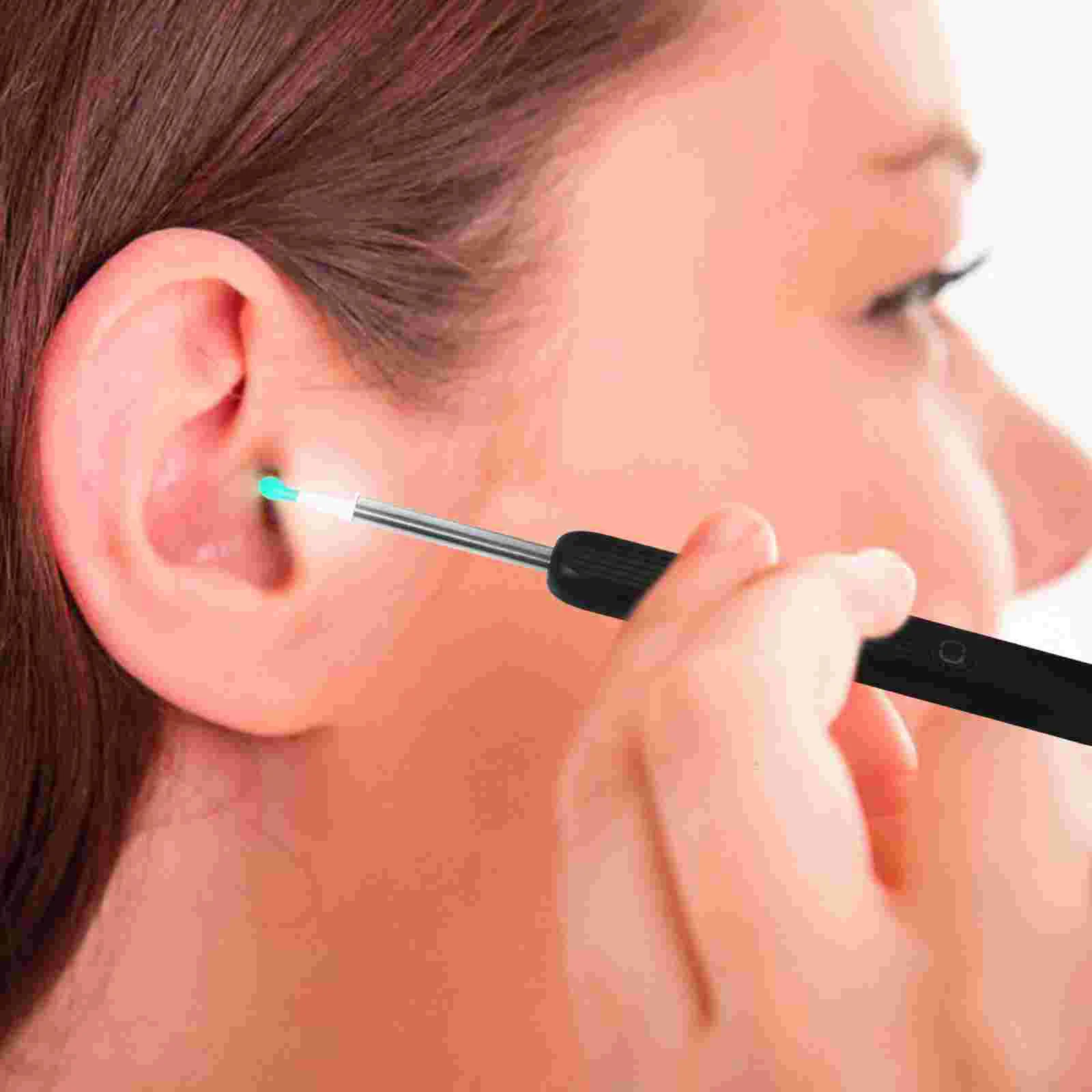 1 Set Ear Cleaning Otoscope Ear Wax Remover Wireless Ear Cleaner With Camera Ear Scoop Camera Otoscope With Earwax Cleaning Tool 4