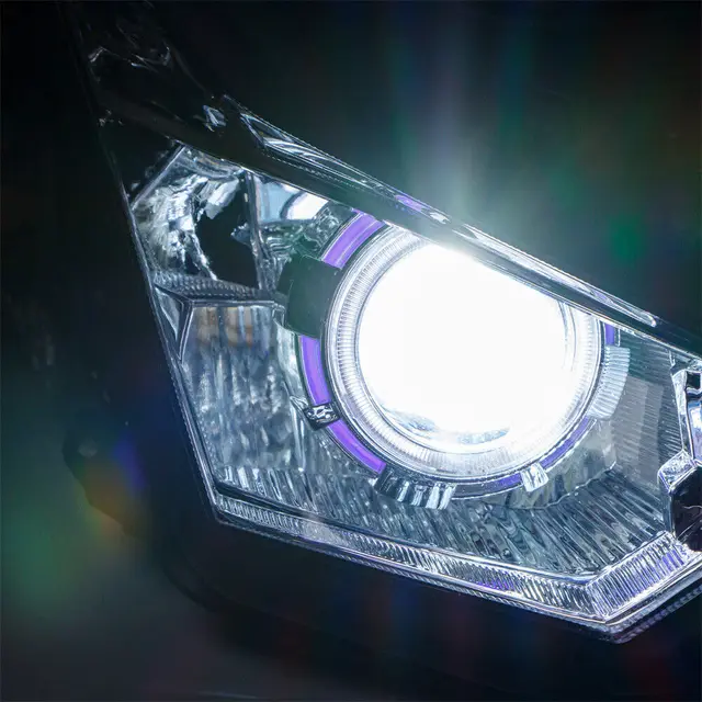 Phare Avant LED Pour Kawasaki Ninja Z1000 2010-2013 - Noir, étanche, Haute Luminosité - Améliore L’éclairage Et Le Look