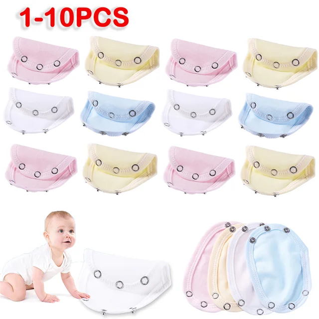 1-10PCS Baby Romper Partner Lengthen Pads Super Utility Bodysuit Diaper Jumpsuit Lengthen Extend Film Baby Infant Romper Partner 1