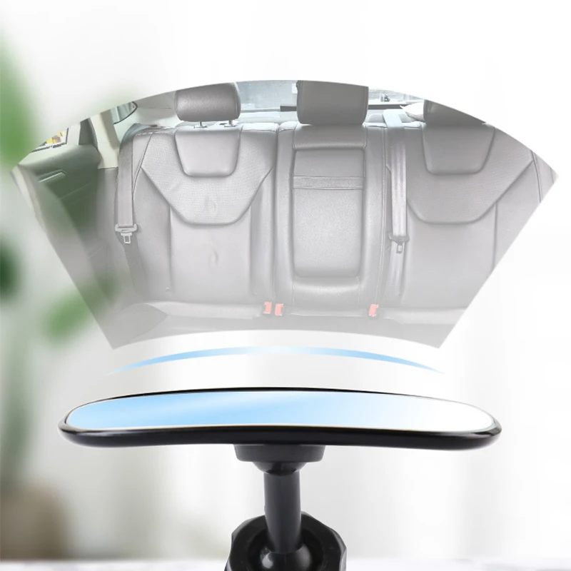 자동차 뒷좌석 베이비 키즈 뷰 미러, 범용 미니 안전 모니터, 조정 가능한 360 회전, 2 in 1 자동차 장식, 자동차 액세서리