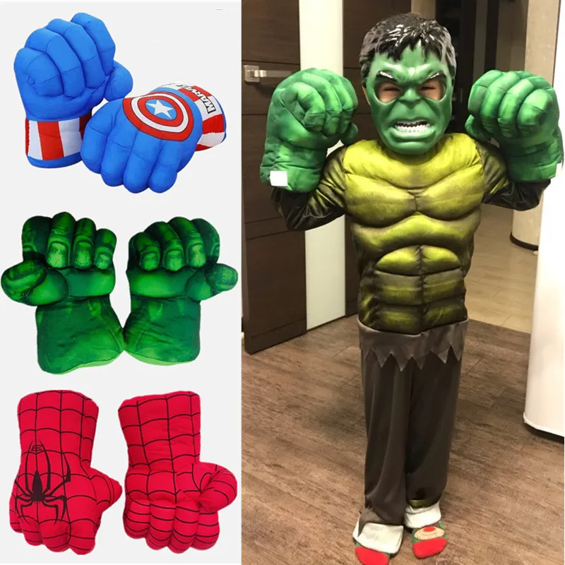 Kids Superhero Plush Boxing Gloves 3