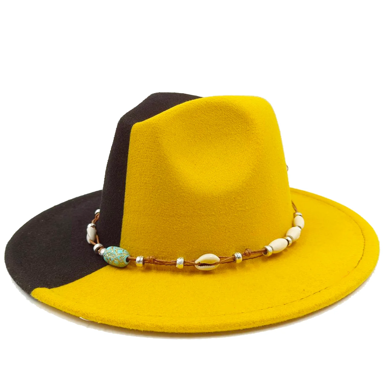 

Fedoras hat in two colors with any accessories adjustable unisex hat Fedoras Felt hat jazz Женская шляпа