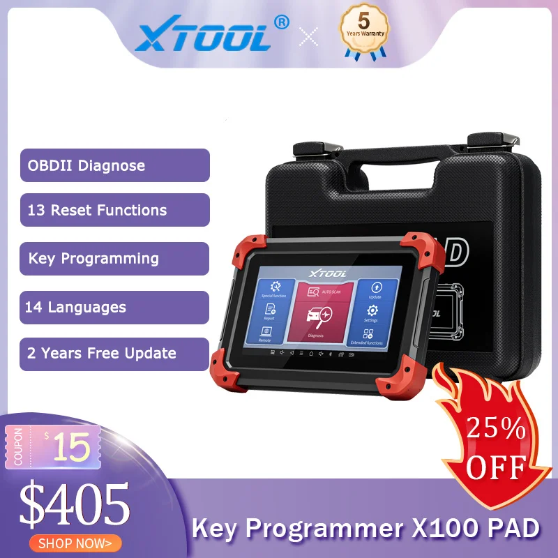 XTOOL X100 PAD Professional Key Programmer Key Learning for BMW CAS4/3