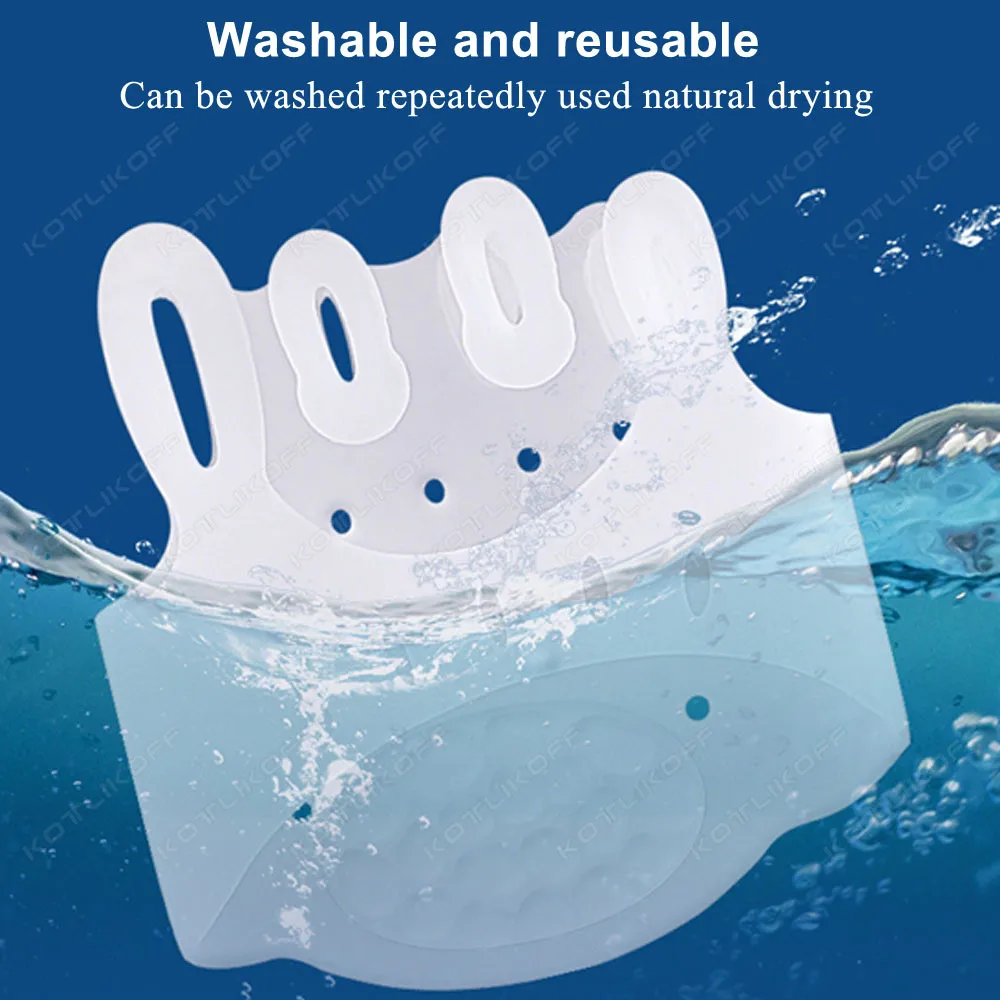 Five Toe Separator Hallux Valgus Corrector Thickened Forefoot Cushion Pressure Relief Massage Toe Overlap Corrector Pad Care