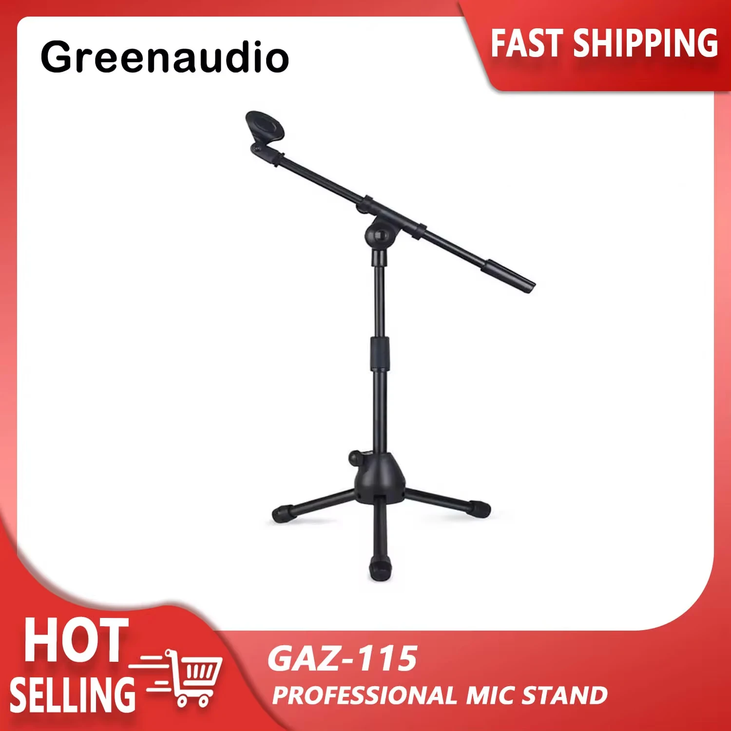 Microphone Stand Tripod Adjustable for Radio Broadcasting Studio