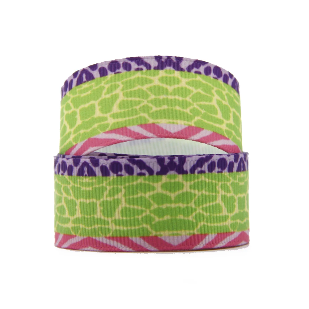Ribbon Decoration Ribbon Supplies Grosgrain Ribbon 5 Yards Multi Sized Leopard Zebra Printed Grosgrain Ribbons DIY Sewing Accessory Gift Wrap Ribbon Holiday Decoration