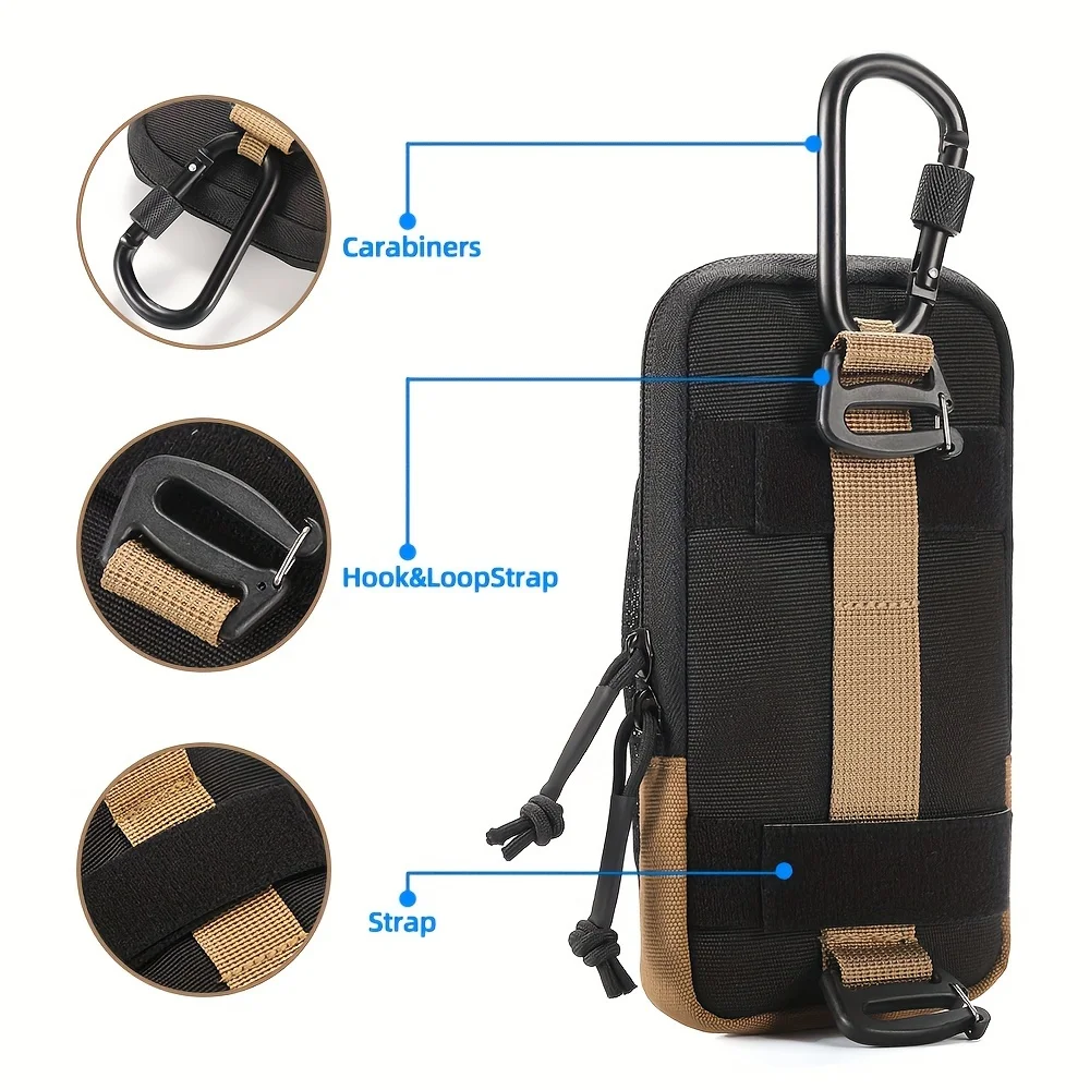 Multifunctional Waist Bag with Belt Loop - Versatile Phone and Gadget Holder