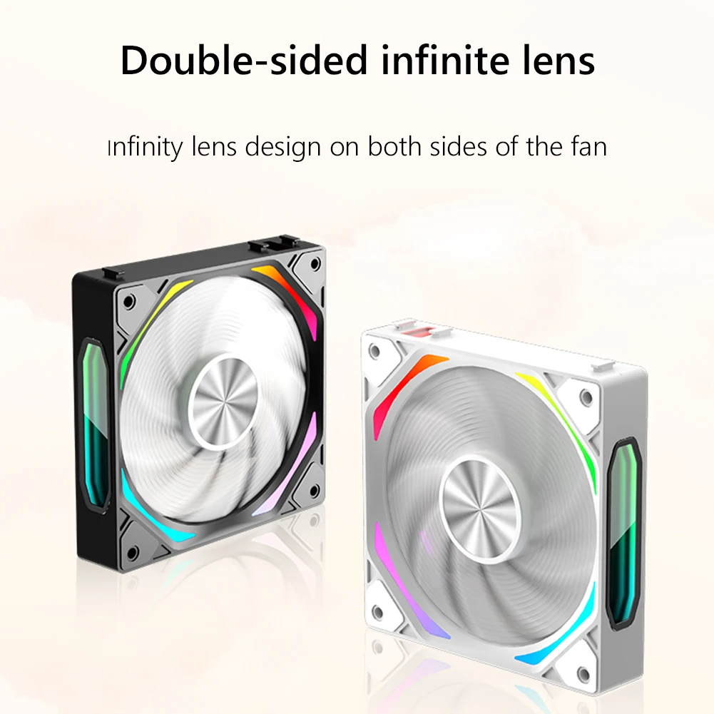 120mm 섀시 선풍기 800-1800RPM 5V ARGB 3 핀 조명 효과 PC 컴퓨터 라디에이터 쿨러, 수냉식 라디에이터 무소음 4 핀 PWM