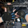 MOREOK Gym Gloves Breathable Anti-slip Pull Ups Training Yoga Body-building Exercise Fitness Workout Weight Lifting Gloves Men 4