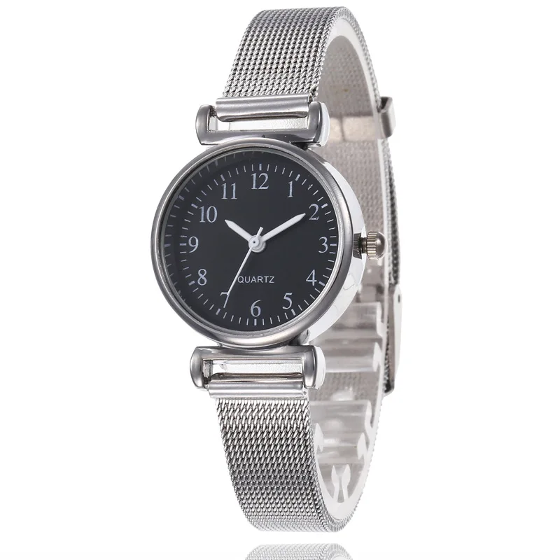 

Fashion Quartz Watch for Women Luxury Female Watches Clock Wrist Watch White Stainless Steel Band Classic Watches Daily Gifts