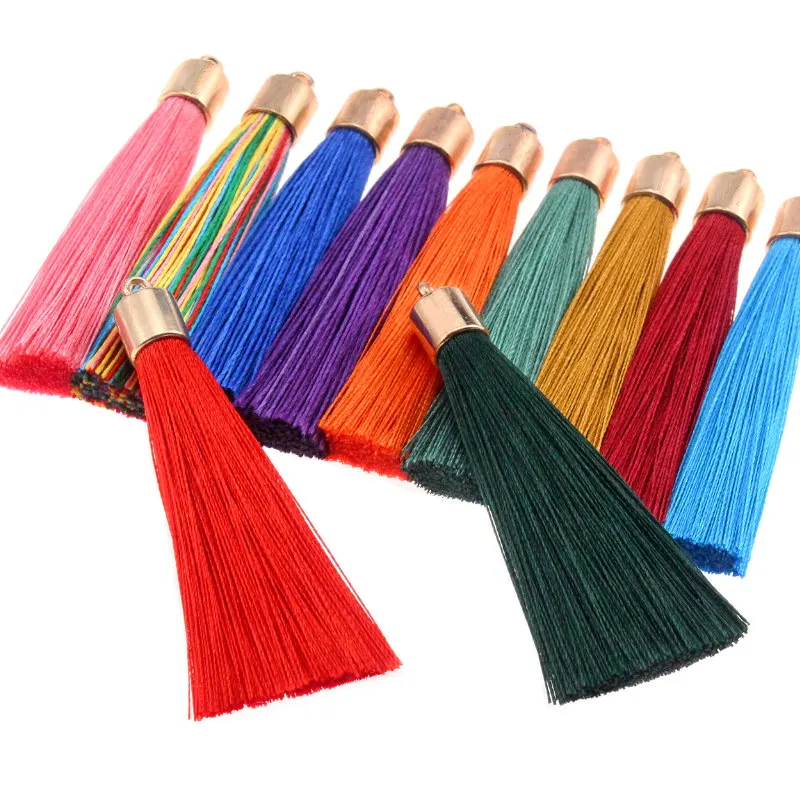 1030Pcs/Pack 55mm Long Small Metal Cap Tassel Pendant Jewelry