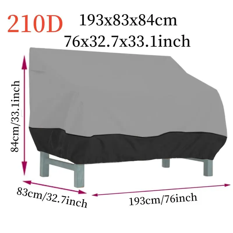 Outdoor Patio Furniture Chair Covers,Waterproof,Benchs Set Cover Sectional Sofa Set Cover,Garden Table and Chair Protector Cover 3