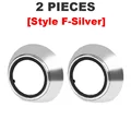 2pcs Style F Silver