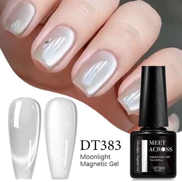 7ml Cat Magnetic Gel Nail Polish Pink Silver Semi Permanent Glitter Magnetic Gel UV/LED Needed Soak Off Painting Vanrish Design 2