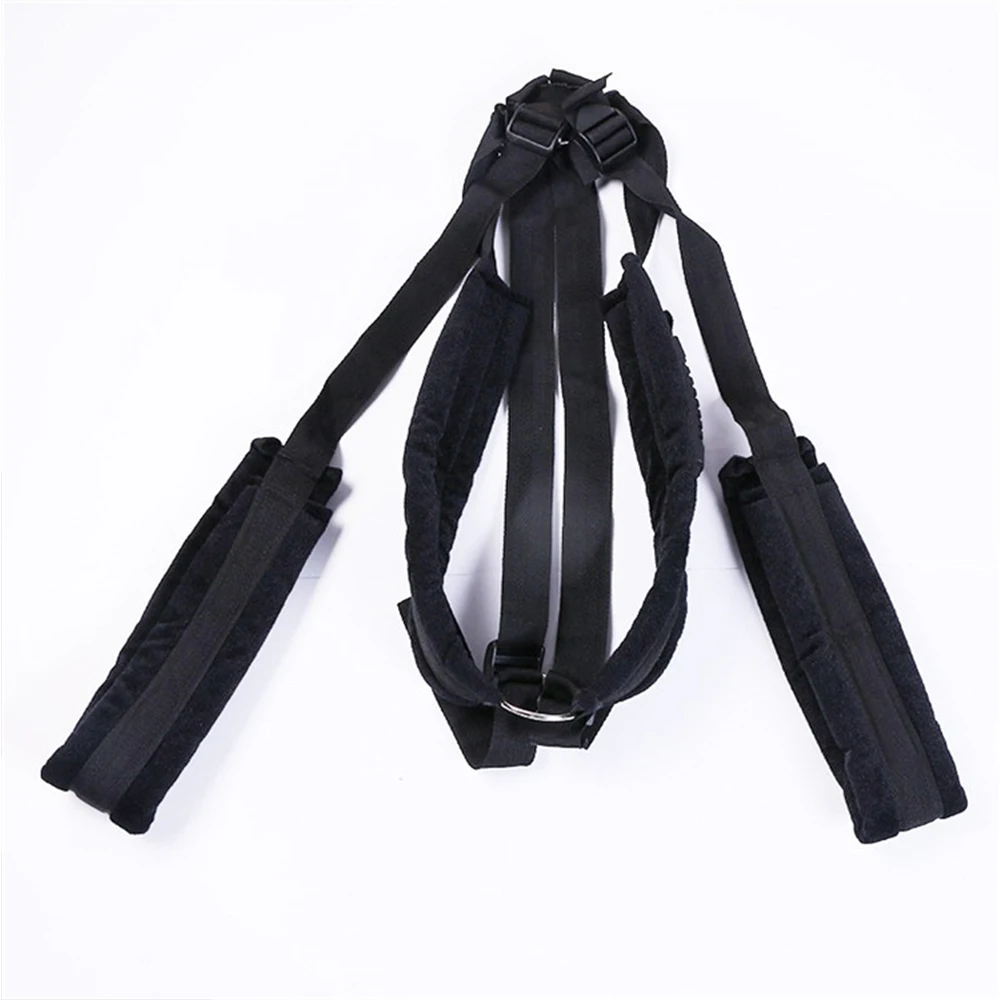 Sex Toys For Couples Self Bandage Restraints Belt BDSM Sets Shoulder Sex Swing Leg Spreader Rope SM Slave Harness Adult Game Av