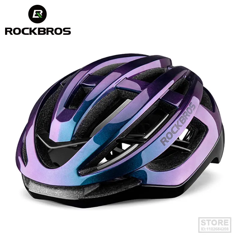 

ROCKBROS Ultralight Bicycle Helmet Men Cycling Integrally-molded Women MTB Road Breathable Ventilation Sport Safety Bike
