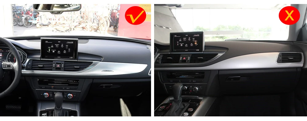 BETTERHUMZ Compatible With Audi A6 C7 A7 4G8 2012-2018 For Alcantara Dashboard Headlight Switch Knob Panel Trim Stickers Car Interior Tuning Accessories