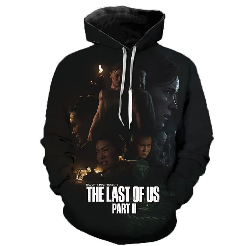 thumbnail image 1 of Sudadera con capucha de juego The Last Of Us para hombre y mujer, ropa de abrigo con estampado 3d, Unisex, de gran tamaño, a la moda, 1 of 5