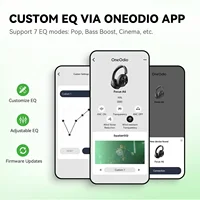 Oneodio A6 ANC Wireless Bluetooth 6.0 Headphones -48dB Hybrid Active Noise Cancelling Over Ear Headset With Mic Hi-Res LDAC APP - Image 6
