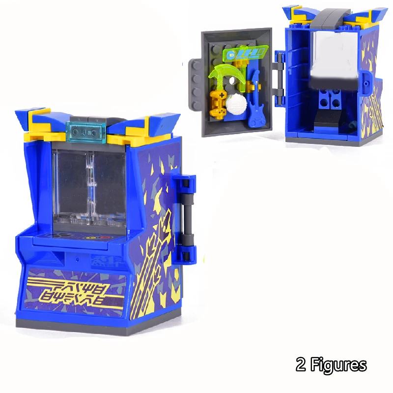 Ninja Retro Mini Arcade Console di gioco Building Blocks KAI JAY ZANE Modello Mattoni Kit per bambini Regalo per bambini