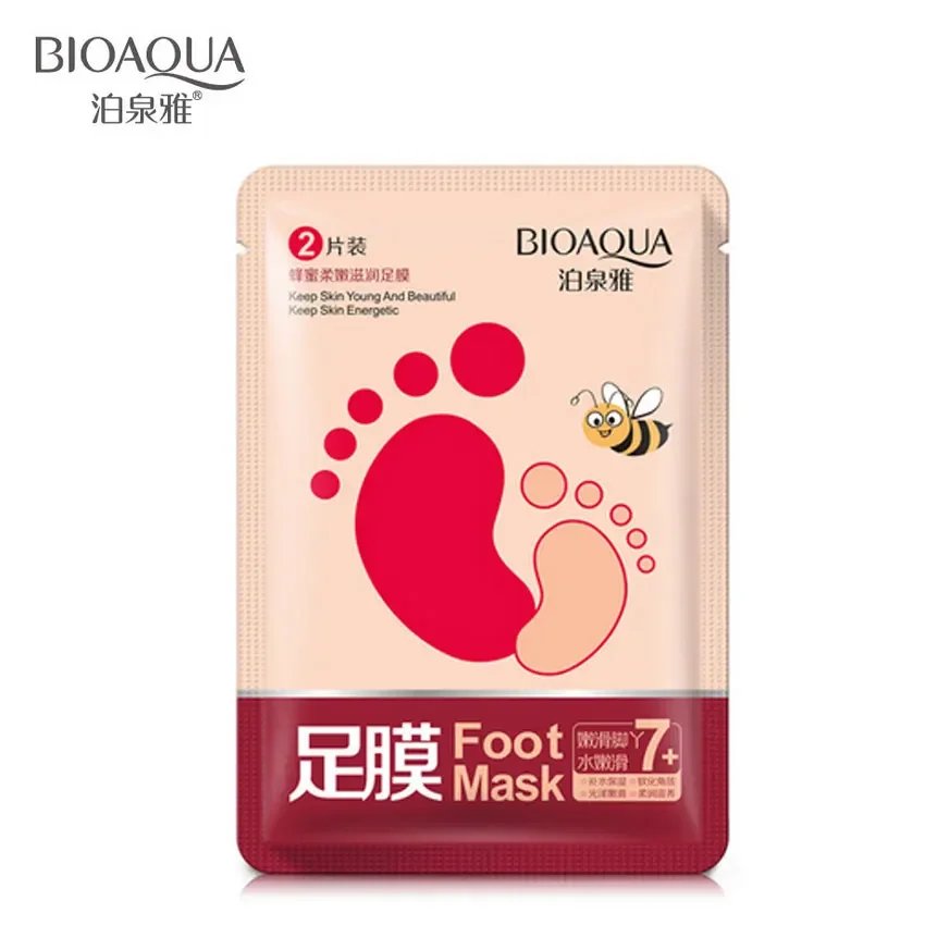 

BIOAQUA Baby Foot Mask Peeling Renewal Mask Remove Dead Skin Exfoliating Foot Mask Socks Foot Care Pedicure Heel Socks