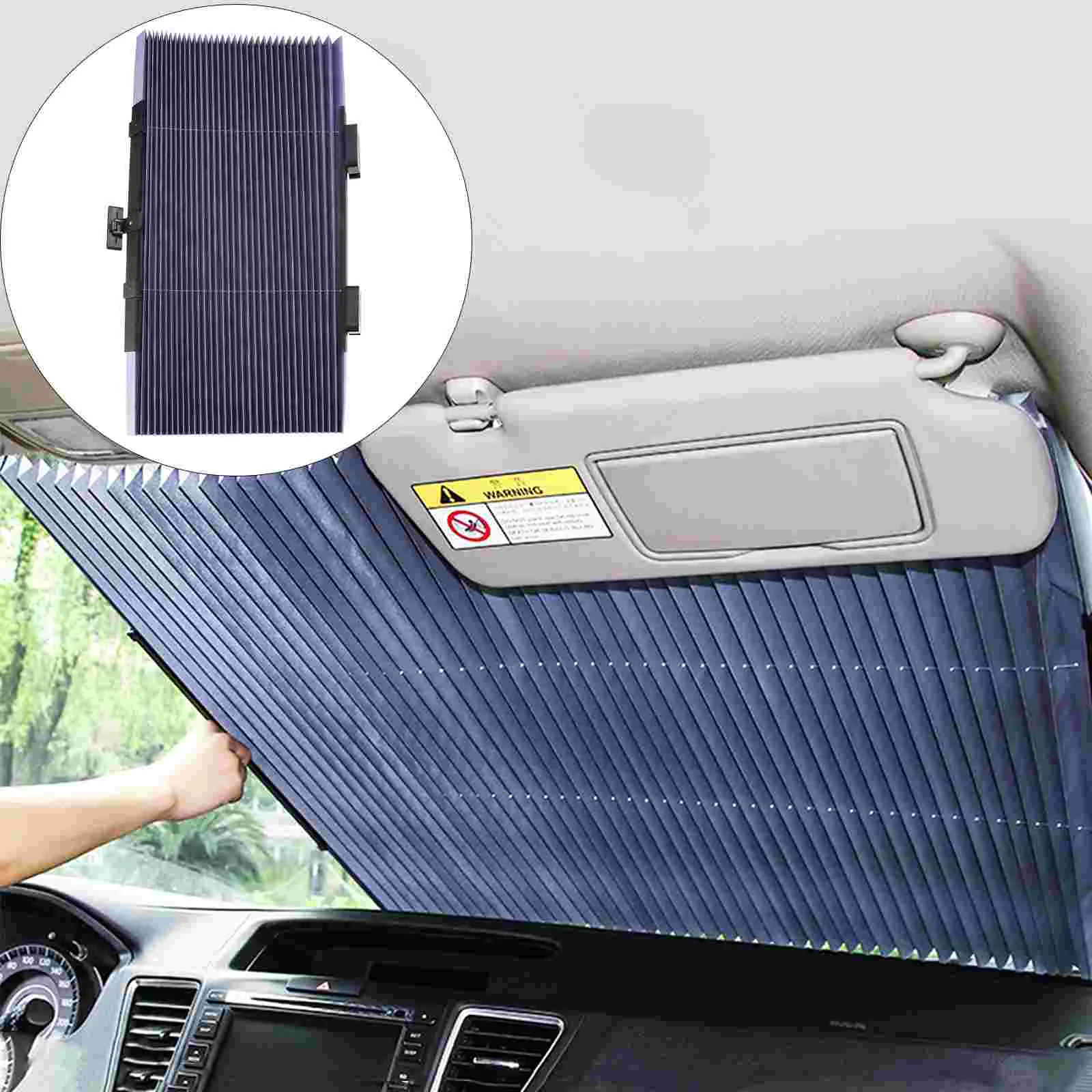 

1 шт. Складной автомобильный солнцезащитный козырек, практичный солнцезащитный козырек, телескопическая перегородка от солнца