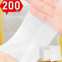 Soft Stretchable Wet Compress Cotton Pad Disposable Makeup Removal Hydration Paper Wet Non-woven Pads Dry Face Cleaning Tissues 1