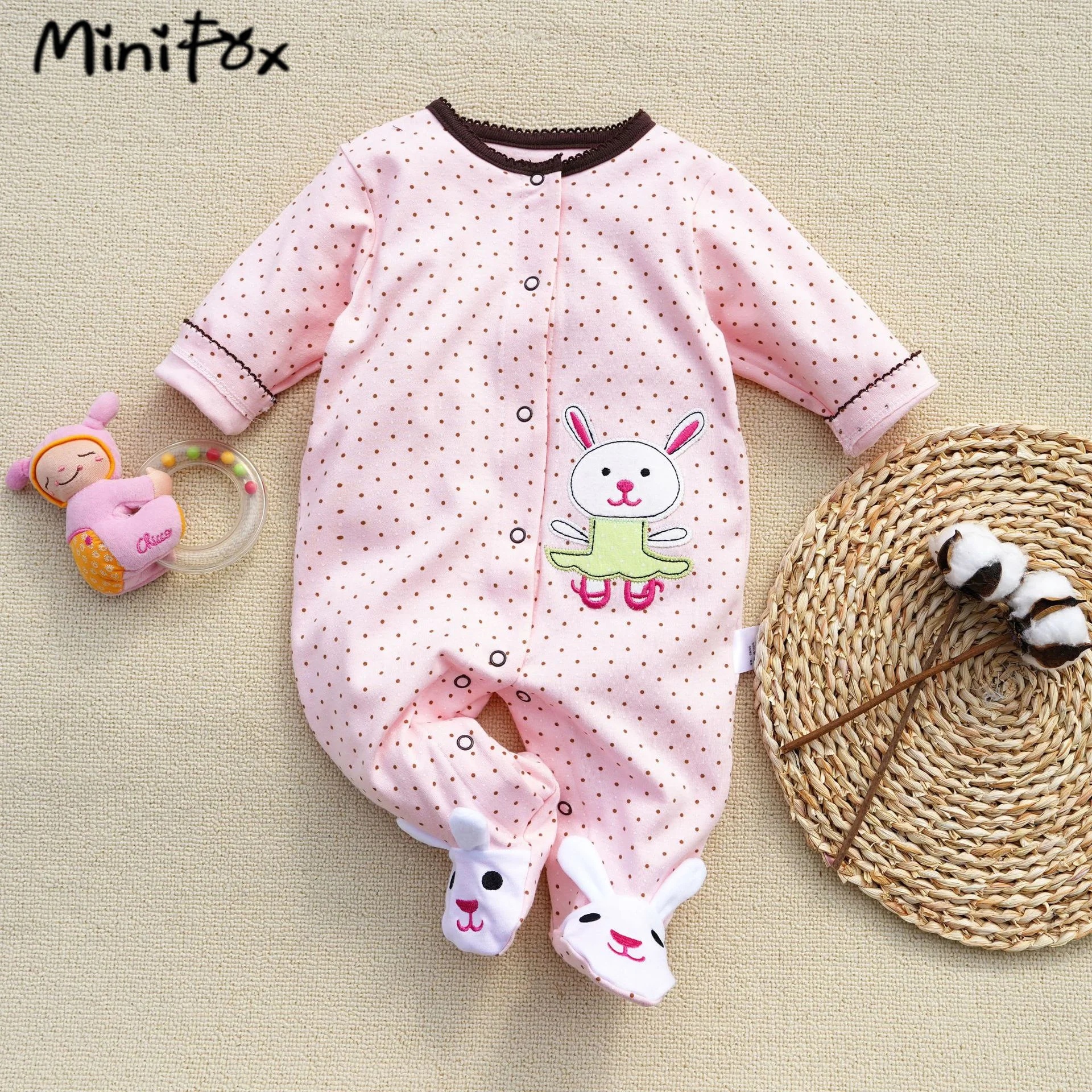 Baby Clothes 100% Cotton Baby Girl Romper Jumpsuit