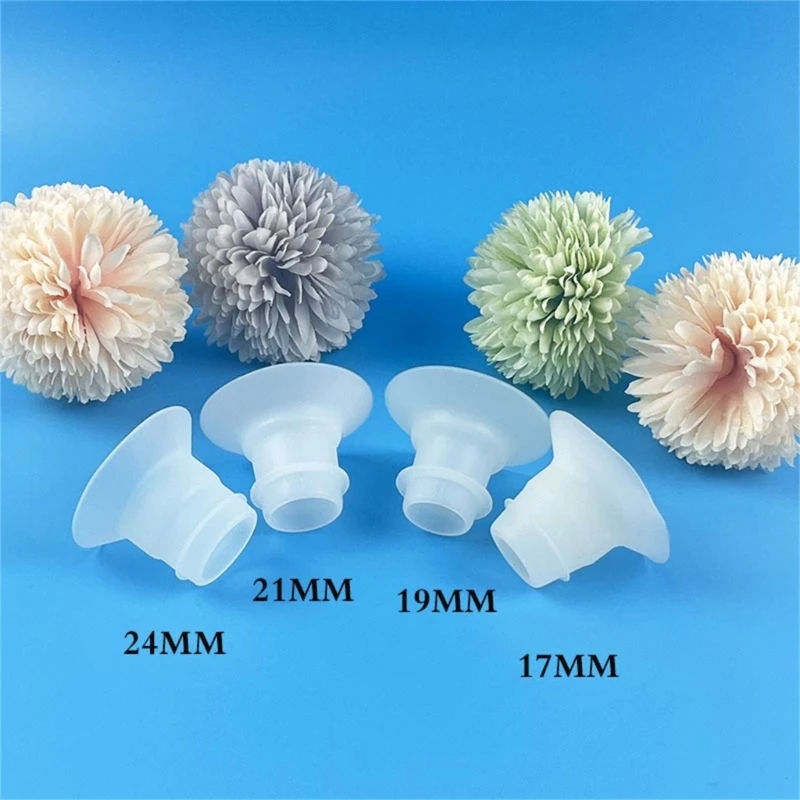 Convenient Breast Pump Flange Adaptor Ergonomic Breast Pump Horn Converter 4 Sizes Optimize Your Pumping Convenience A2UB