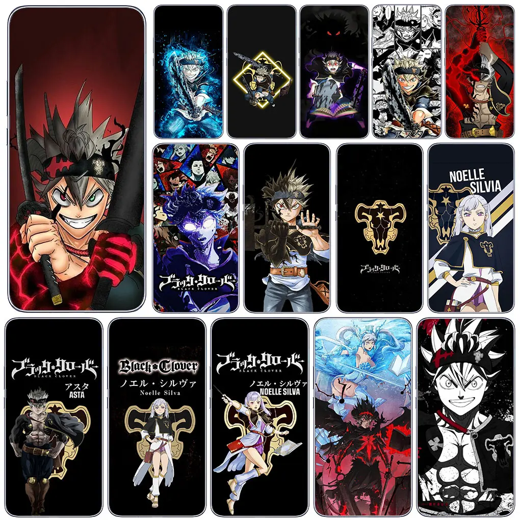 Anime Cartoon Black Clover Phone Per Motorola Moto One G8 G7 Play Action Fusion Plus Power Vision Zoom Hyper Macro Cover Case