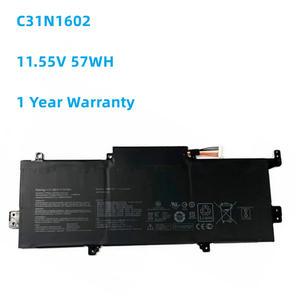 

C31N1602 11.55V 57WH Battery For ASUS Zenbook U3000 U3000U UX330 UX330U UX330UA UX330UA-1A UX330UA-1B UX330UA-1C 0B200-02090000